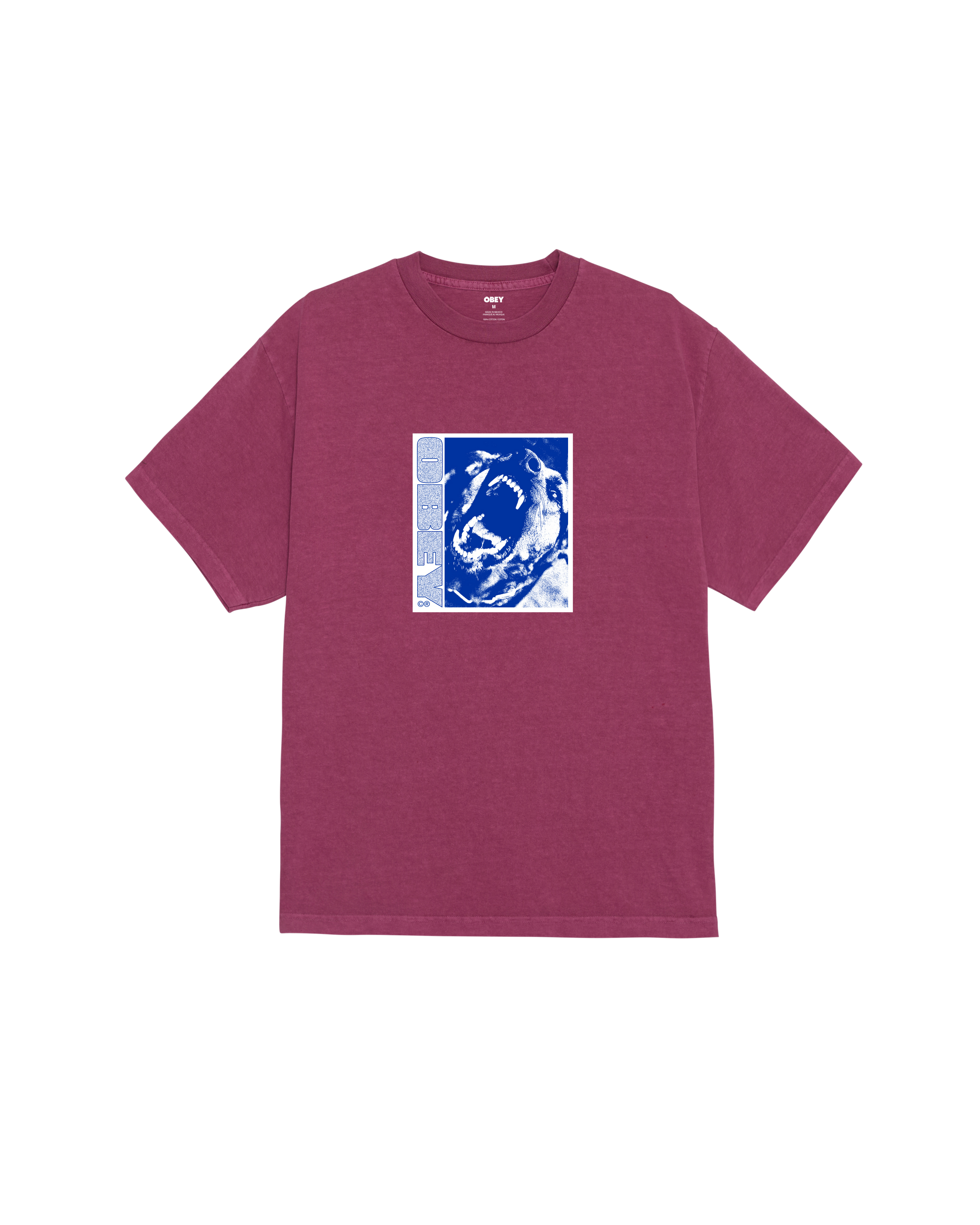 OBEY STAY BACK - PIGMENT BERRY