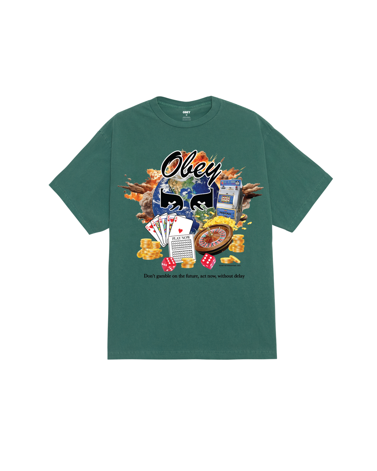 ACT NOW PIGMENT T-SHIRT - PIGMENT RAINFOREST