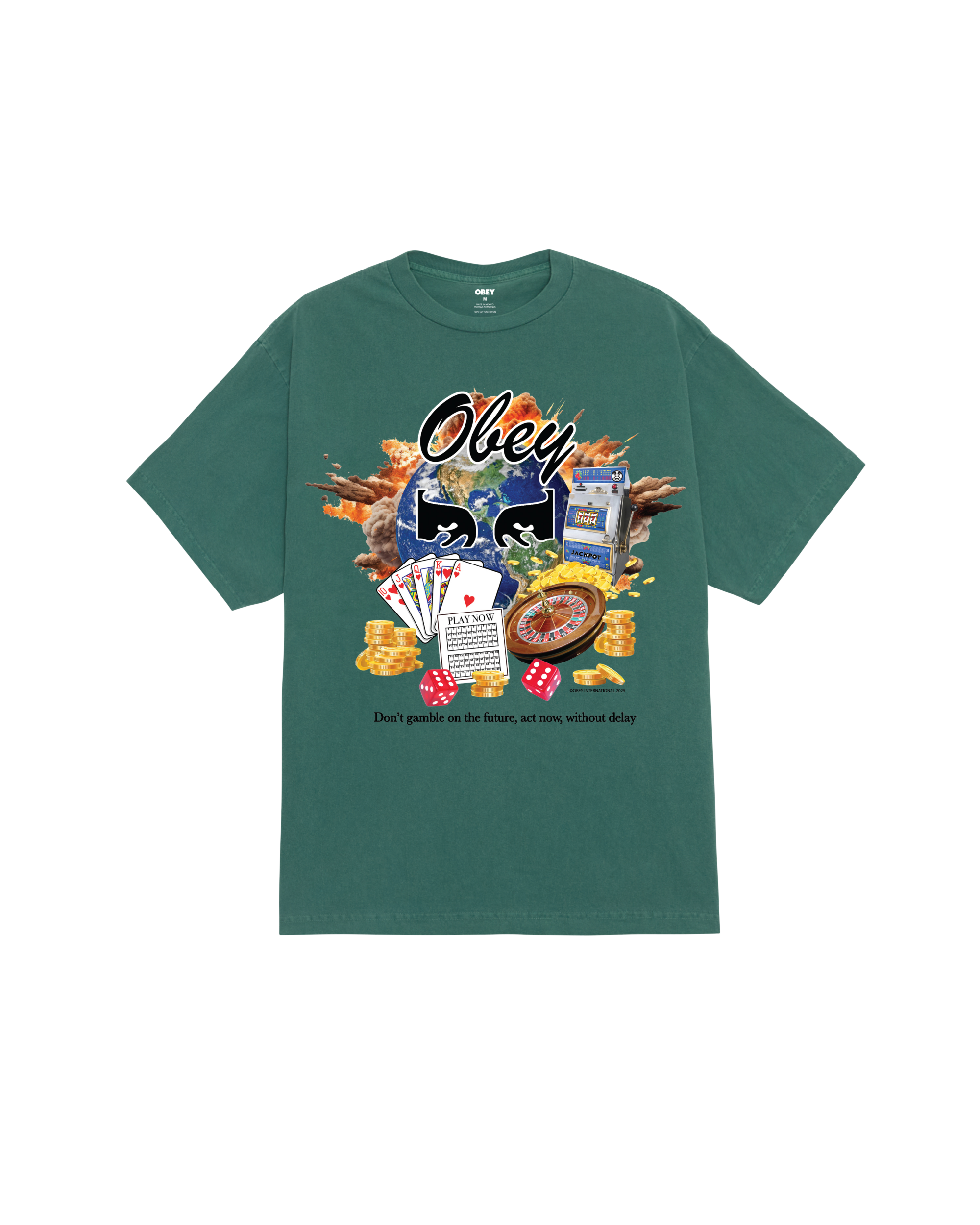 ACT NOW PIGMENT T-SHIRT - PIGMENT RAINFOREST