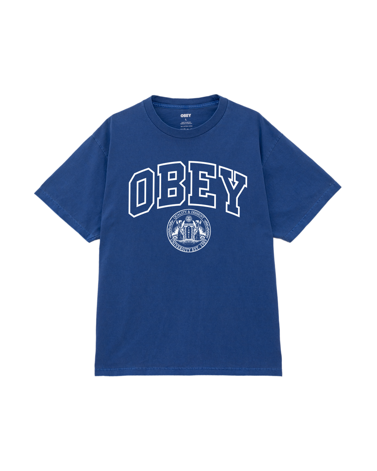 UNIVERSITY PIGMENT T-SHIRT - PIGMENT ELECTRIC INDIGO