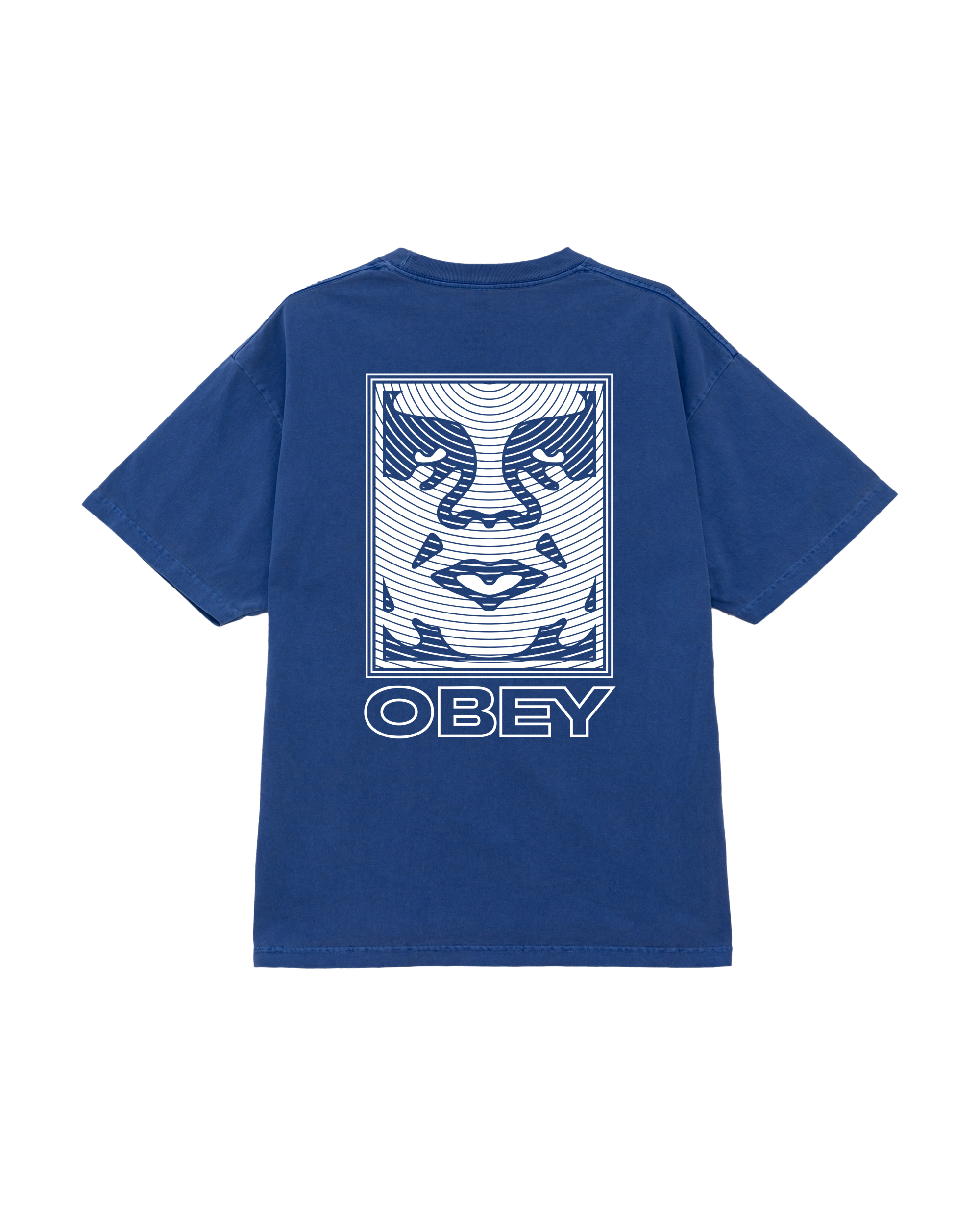 RIPPLE PIGMENT T-SHIRT - PIGMENT ELECTRIC INDIGO