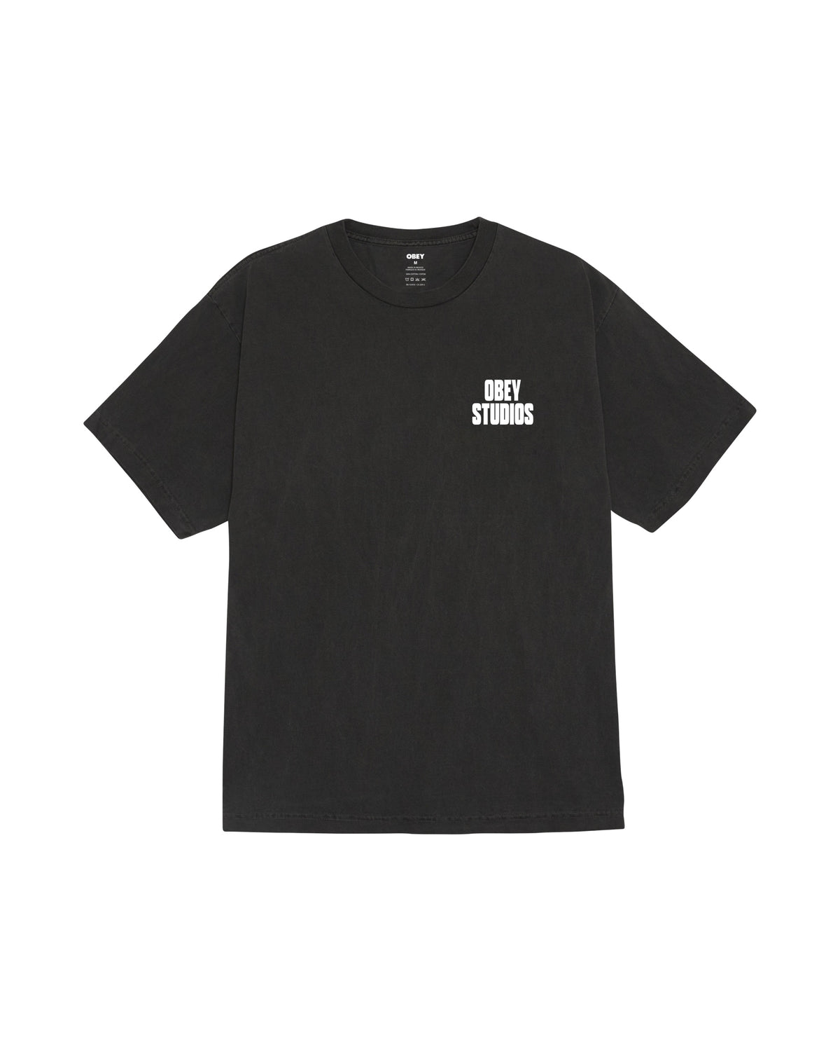 STAMPED PIGMENT T-SHIRT - PIGMENT DUSTY BLACK