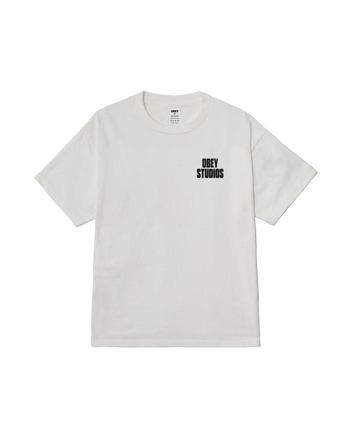 STAMPED PIGMENT T-SHIRT - PIGMENT VINTAGE WHITE