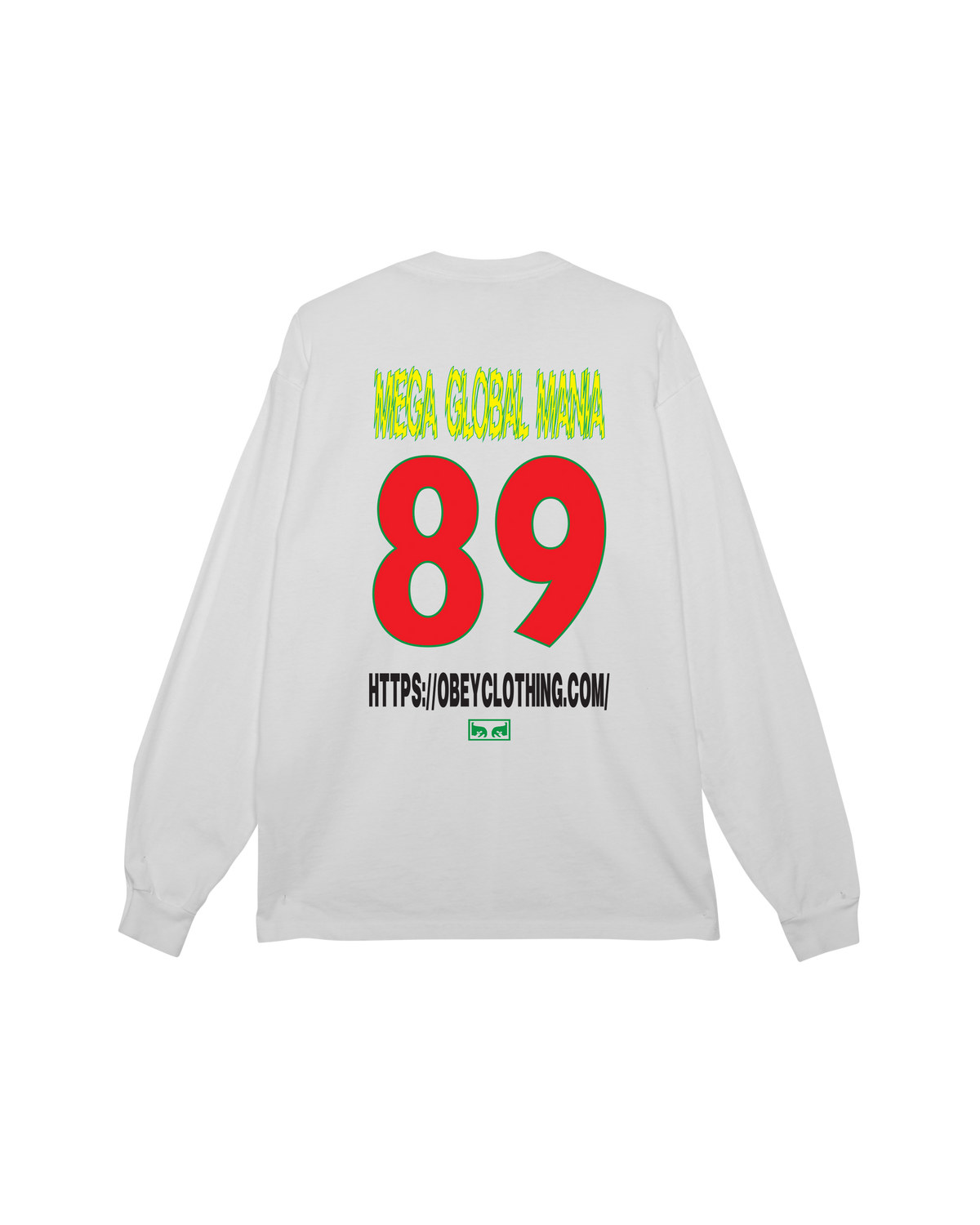 MEGA GLOBAL MANIA PIGMENT LS T-SHIRT - PIGMENT VINTAGE WHITE