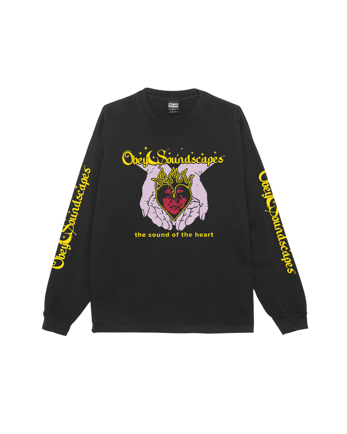 SOUNDSCAPES PIGMENT LS T-SHIRT - PIGMENT DUSTY BLACK