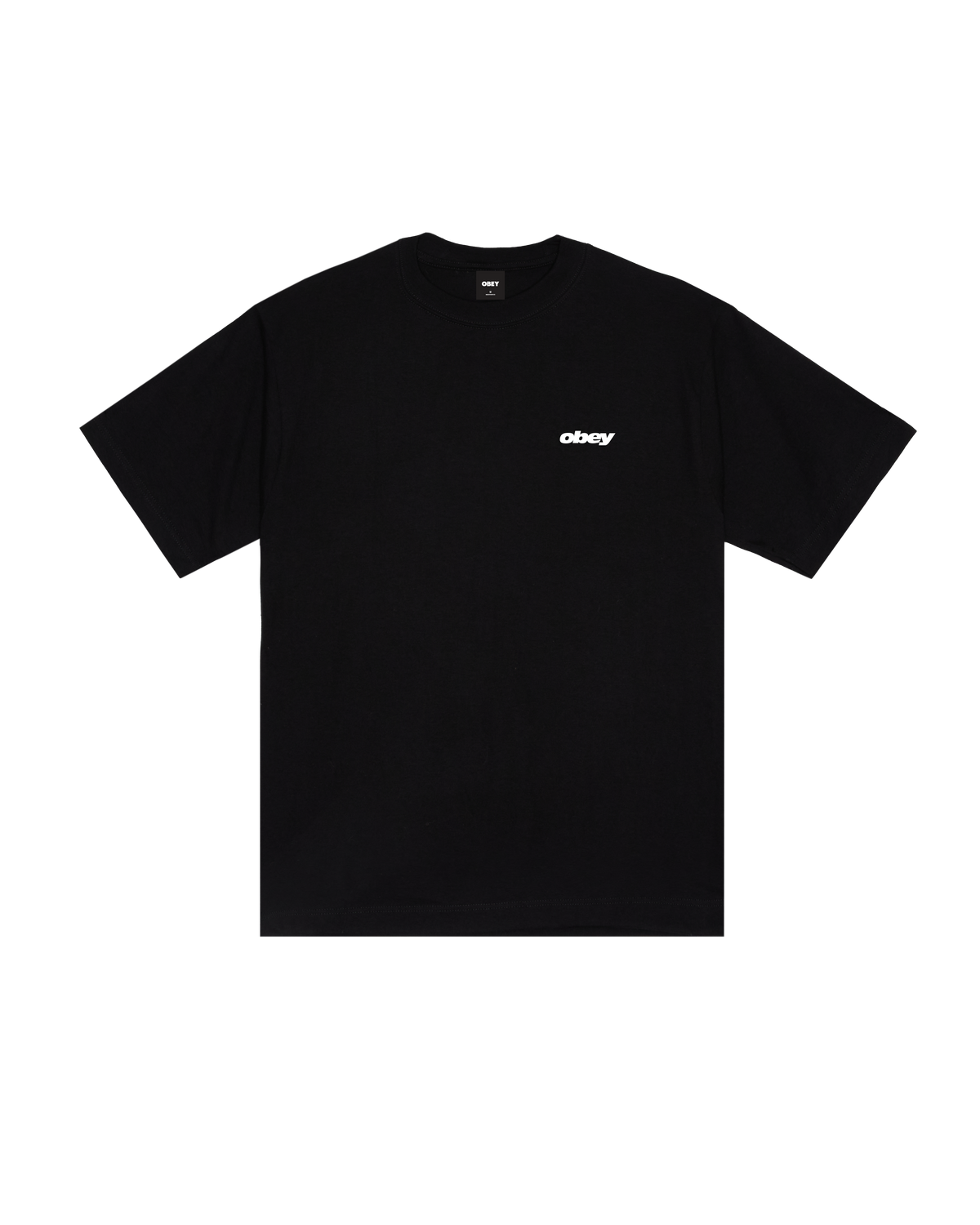 OBEY BOUNCE HEAVYWEIGHT T-SHIRT - BLACK