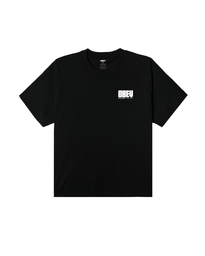 HEAVY IDEAS HEAVYWEIGHT T-SHIRT - BLACK