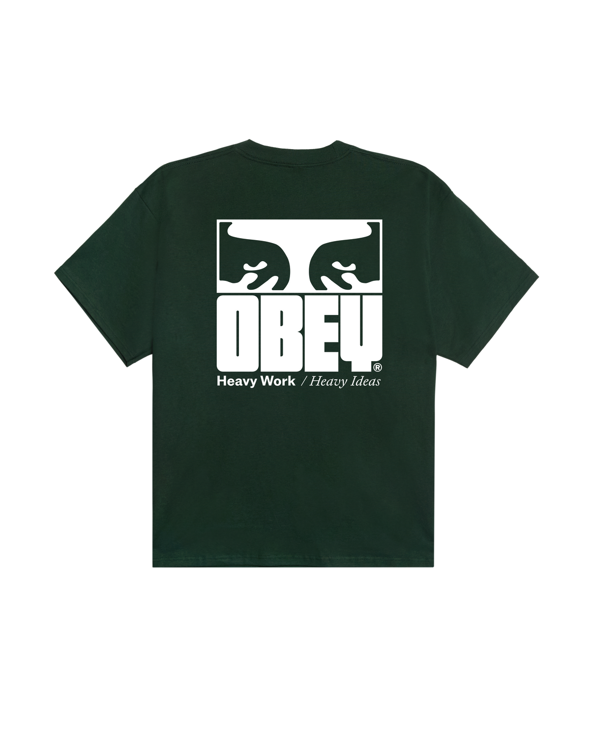 HEAVY IDEAS HEAVYWEIGHT T-SHIRT - FOREST GREEN