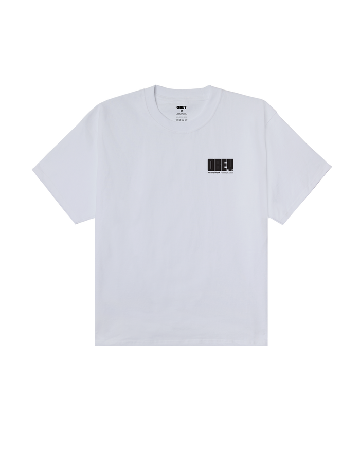 HEAVY IDEAS HEAVYWEIGHT T-SHIRT - WHITE
