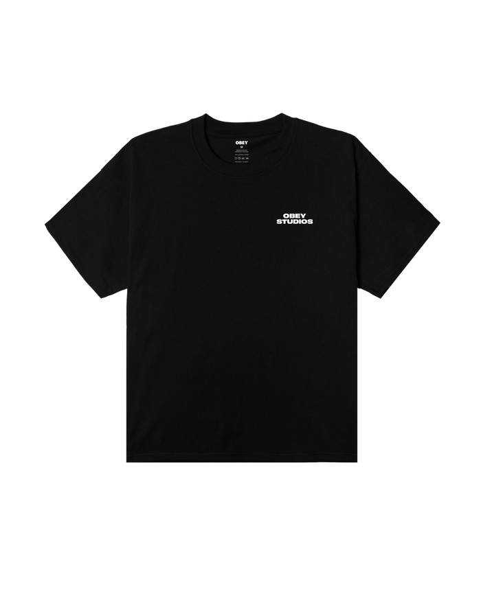 SKY FACE HEAVYWEIGHT T-SHIRT - BLACK