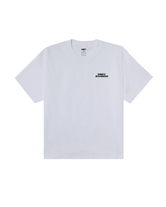 SKY FACE HEAVYWEIGHT T-SHIRT - WHITE