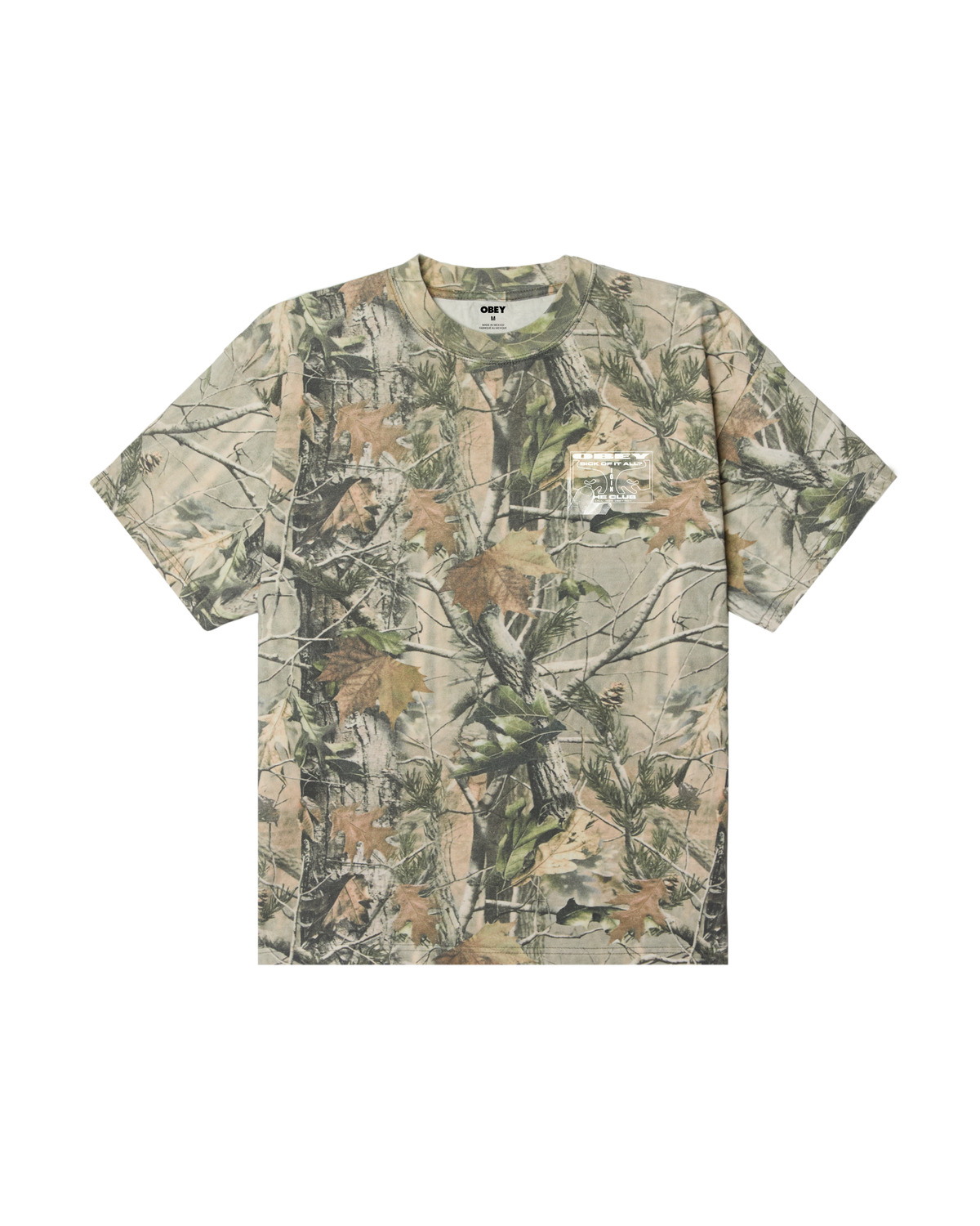 CLUB HEAVYWEIGHT T-SHIRT - LEAF CAMO