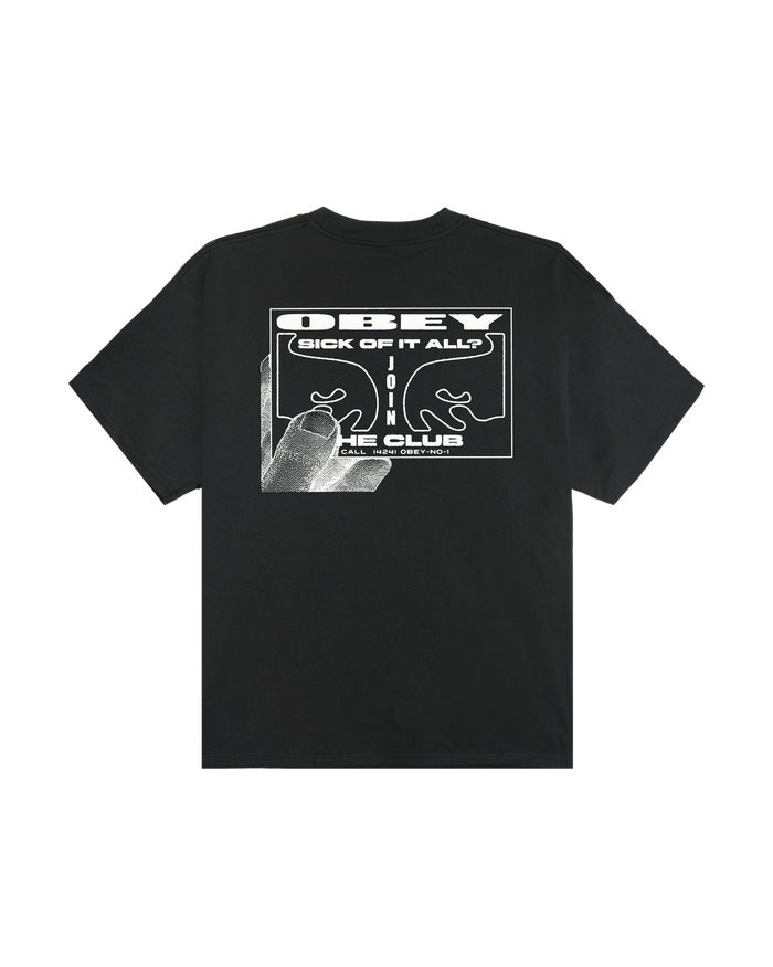 CLUB HEAVYWEIGHT T-SHIRT - VINTAGE BLACK