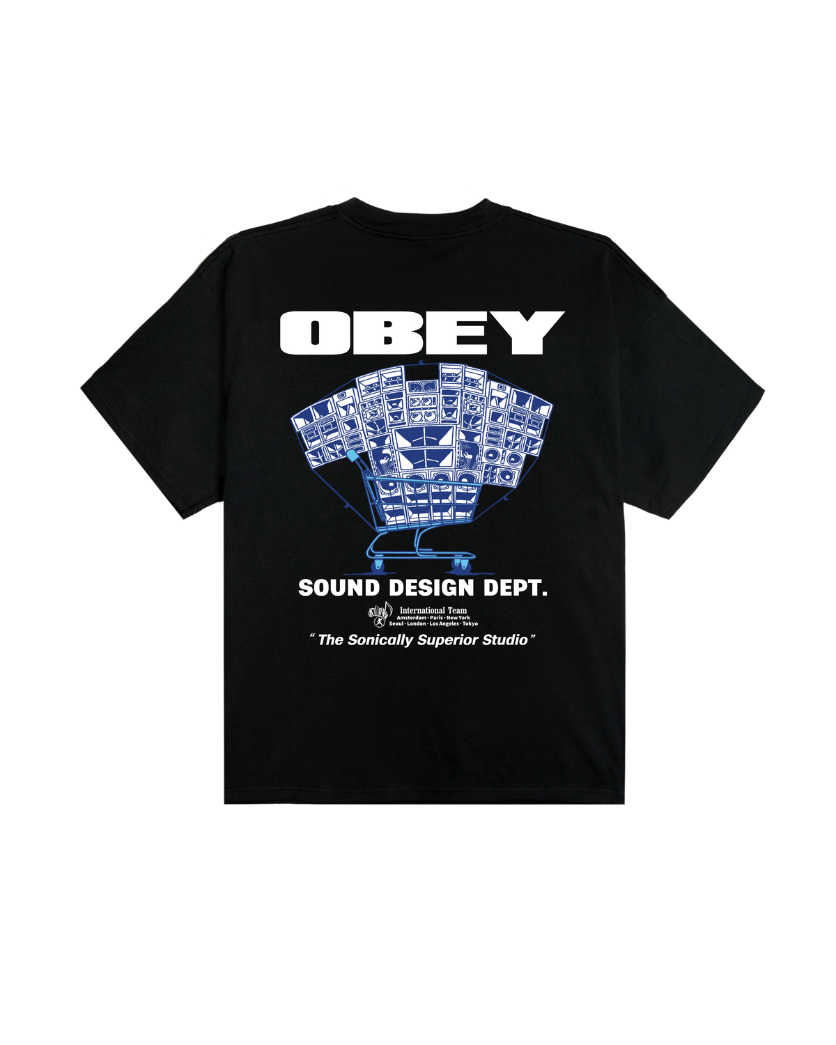 SOUND DESIGN DEPT. HEAVYWEIGHT T-SHIRT - BLACK