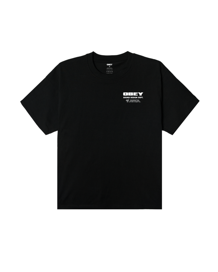 SOUND DESIGN DEPT. HEAVYWEIGHT T-SHIRT - BLACK
