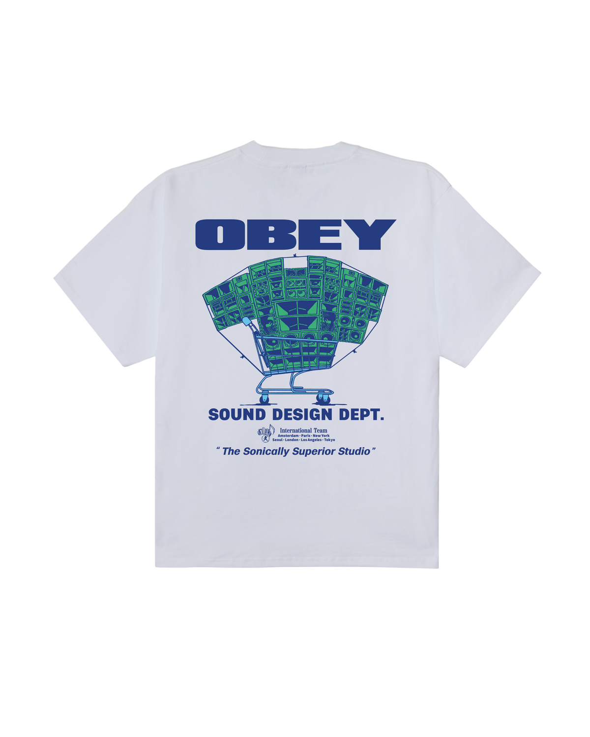 SOUND DESIGN DEPT. HEAVYWEIGHT T-SHIRT - WHITE