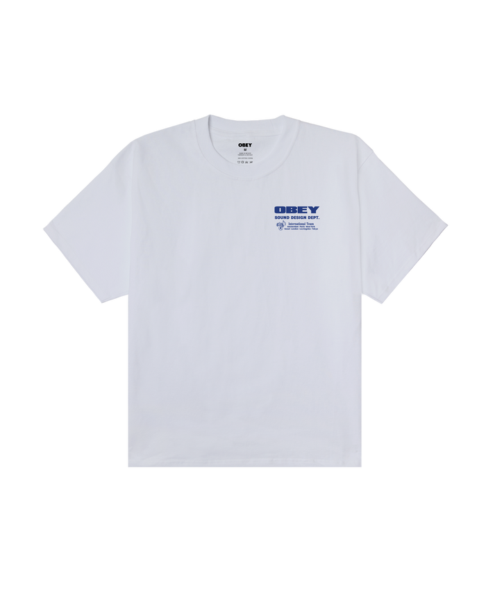 SOUND DESIGN DEPT. HEAVYWEIGHT T-SHIRT - WHITE