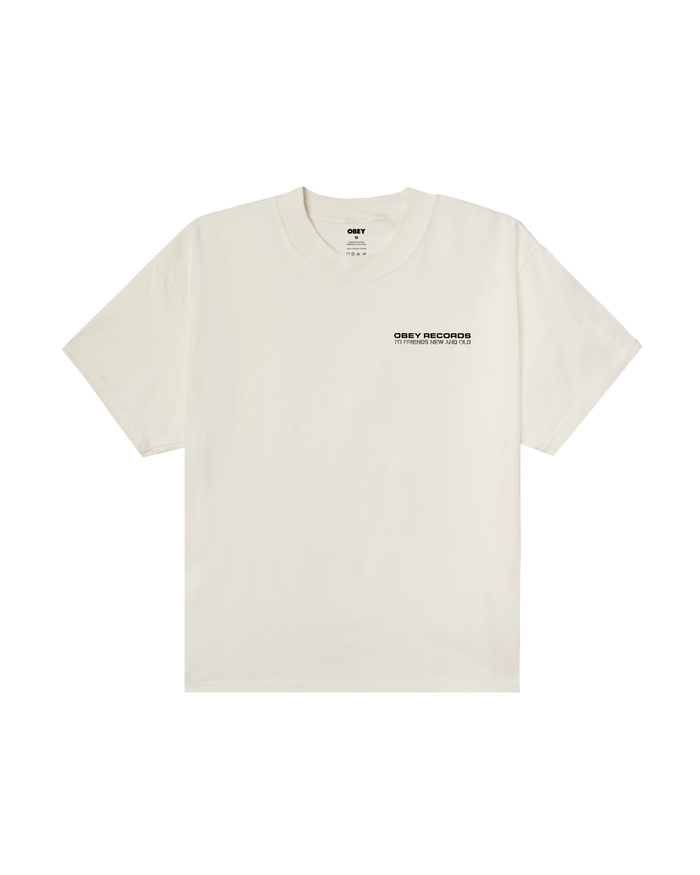 TO NEW FRIENDS AND OLD HEAVYWEIGHT T-SHIRT - VINTAGE WHITE