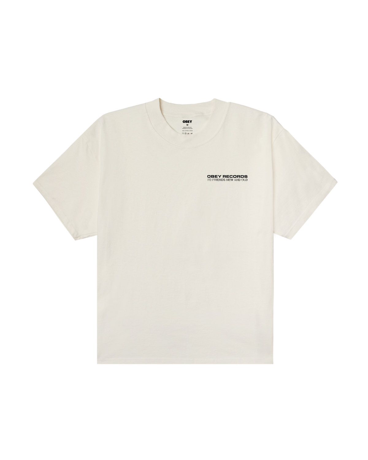 TO NEW FRIENDS AND OLD HEAVYWEIGHT T-SHIRT - VINTAGE WHITE