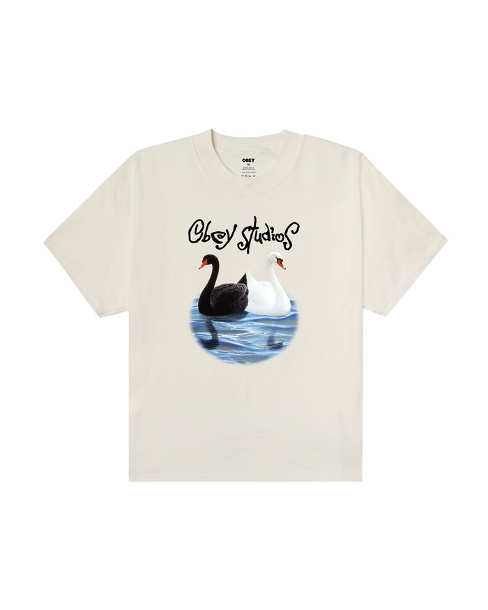 STUDIOS SWAN HEAVYWEIGHT T-SHIRT - VINTAGE WHITE