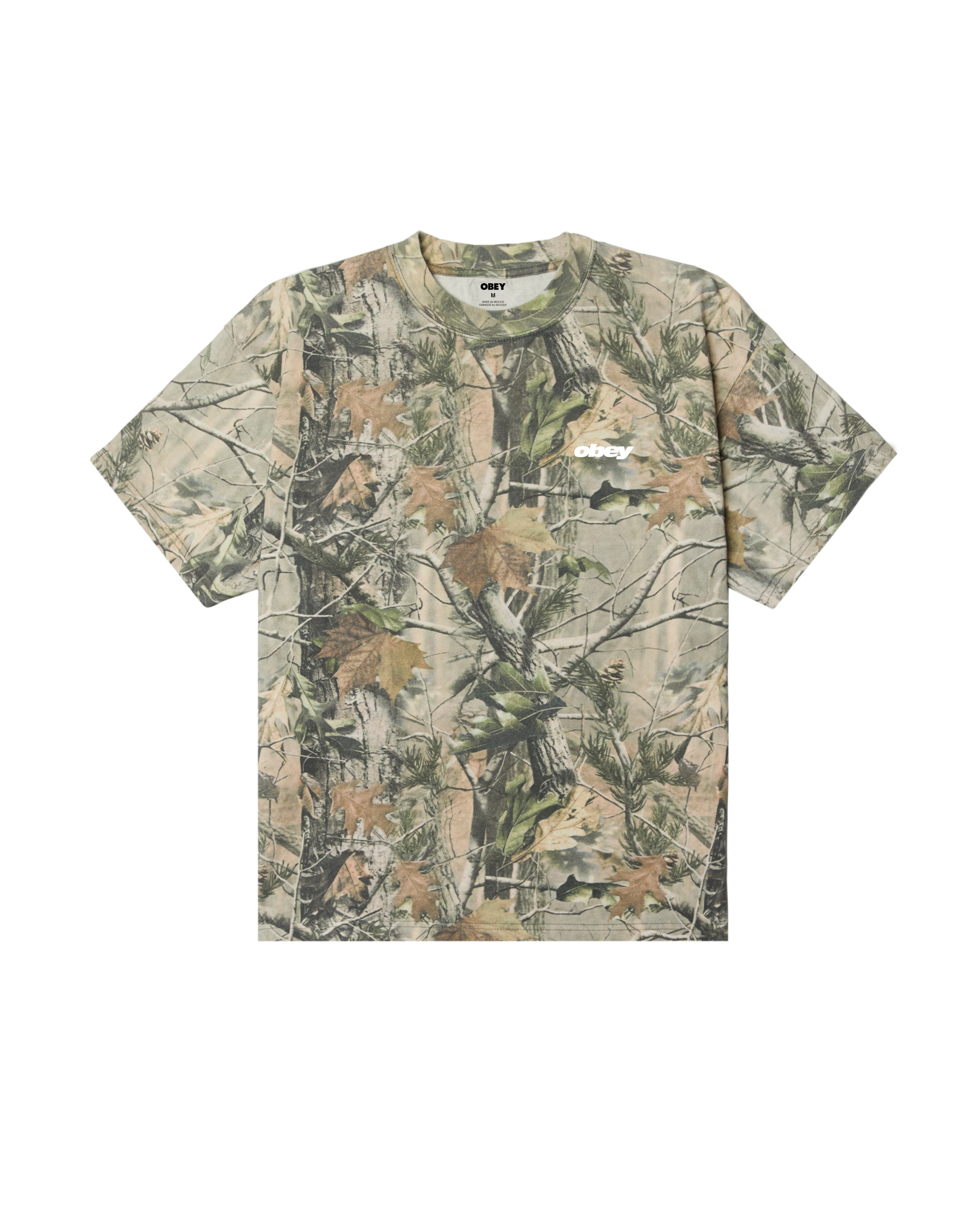 GET UP HEAVYWEIGHT T-SHIRT - LEAF CAMO