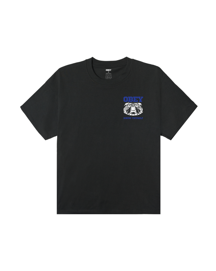KNOW THYSELF HEAVYWEIGHT T-SHIRT - VINTAGE BLACK
