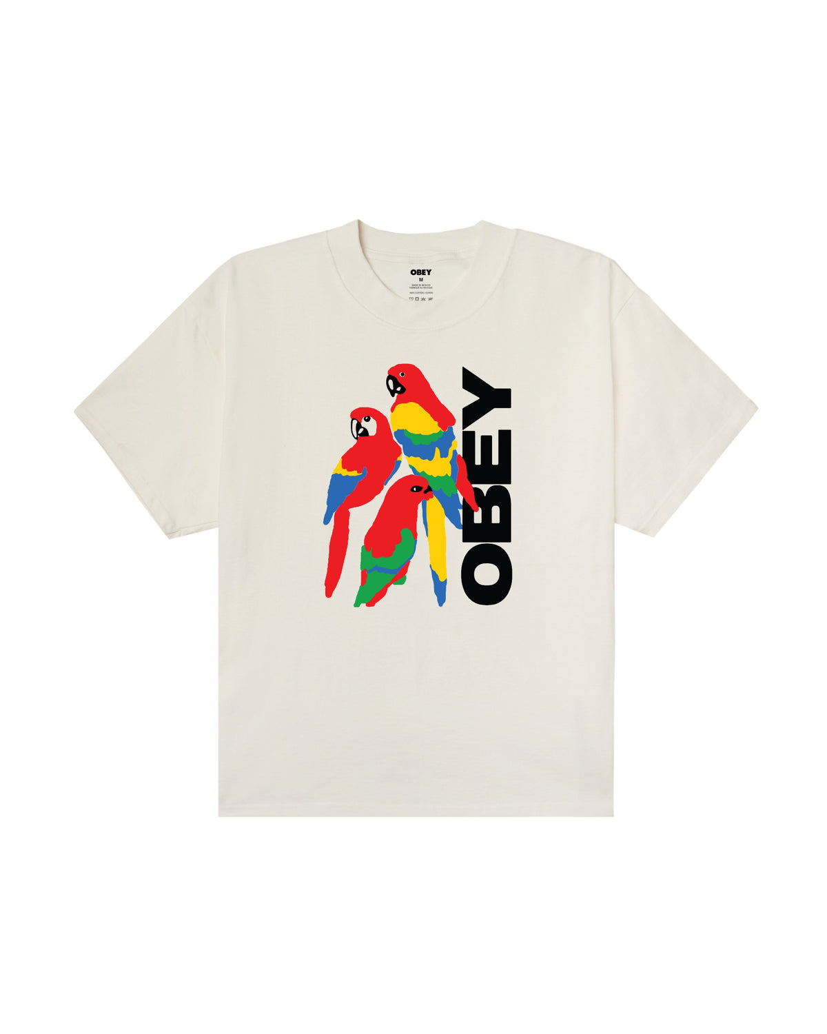 PARROTS HEAVYWEIGHT T-SHIRT - VINTAGE WHITE