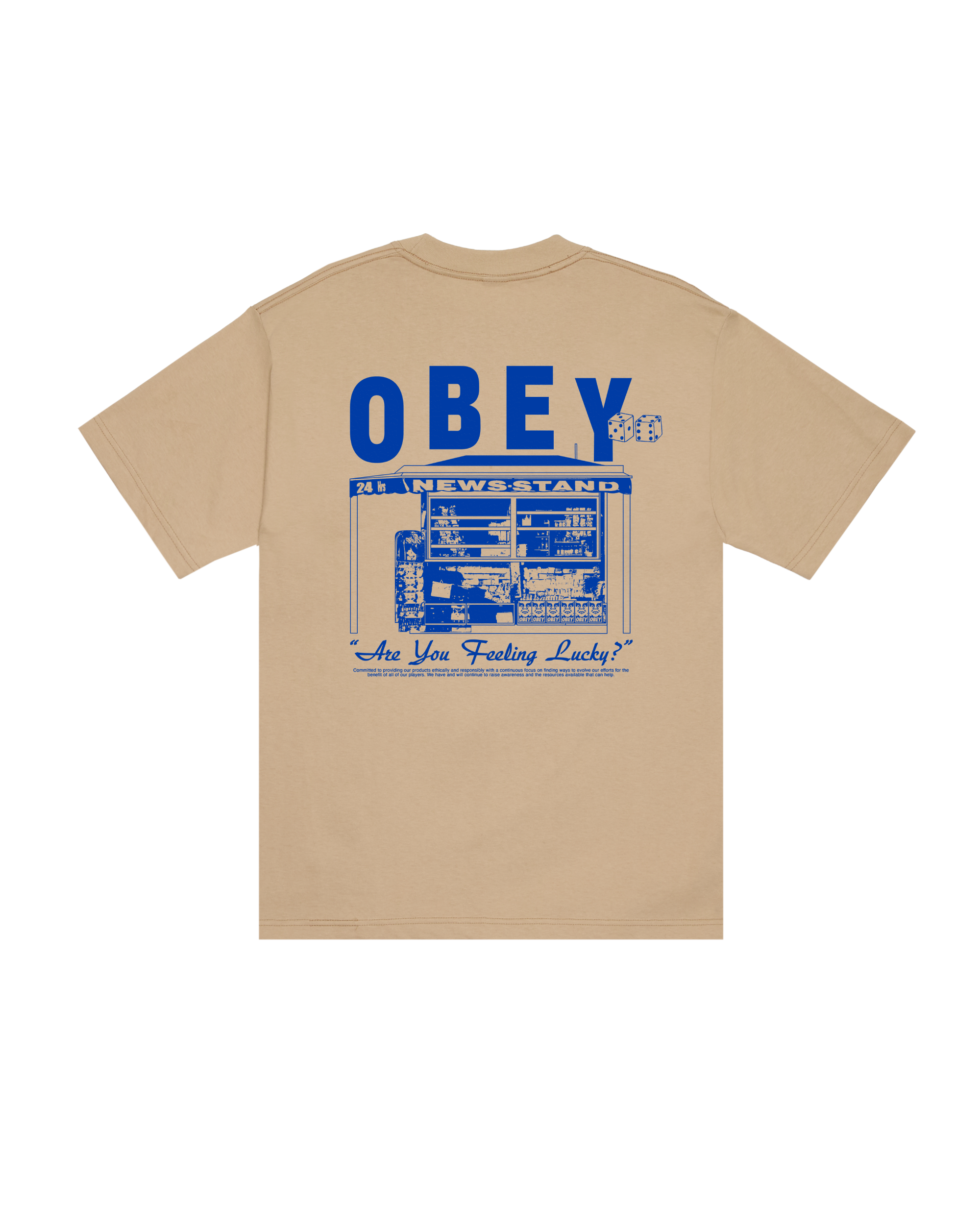 NEWSTAND HEAVYWEIGHT T-SHIRT - SAND