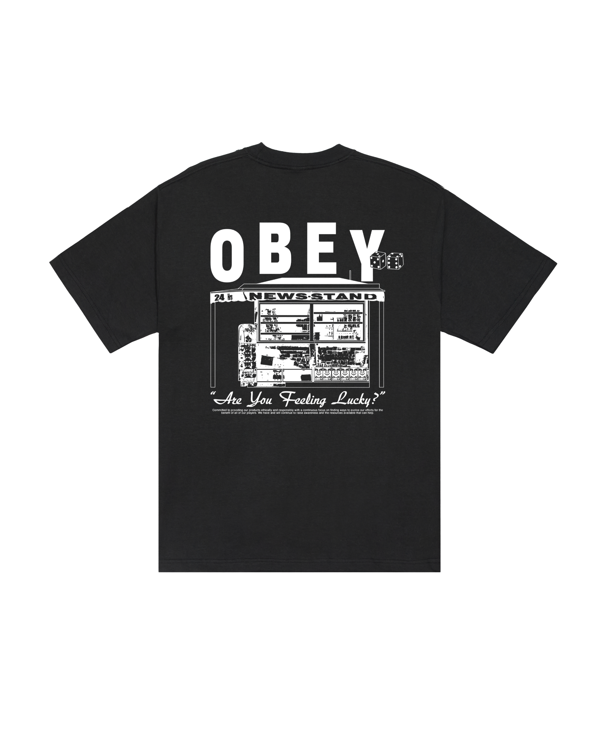 NEWSTAND HEAVYWEIGHT T-SHIRT - VINTAGE BLACK