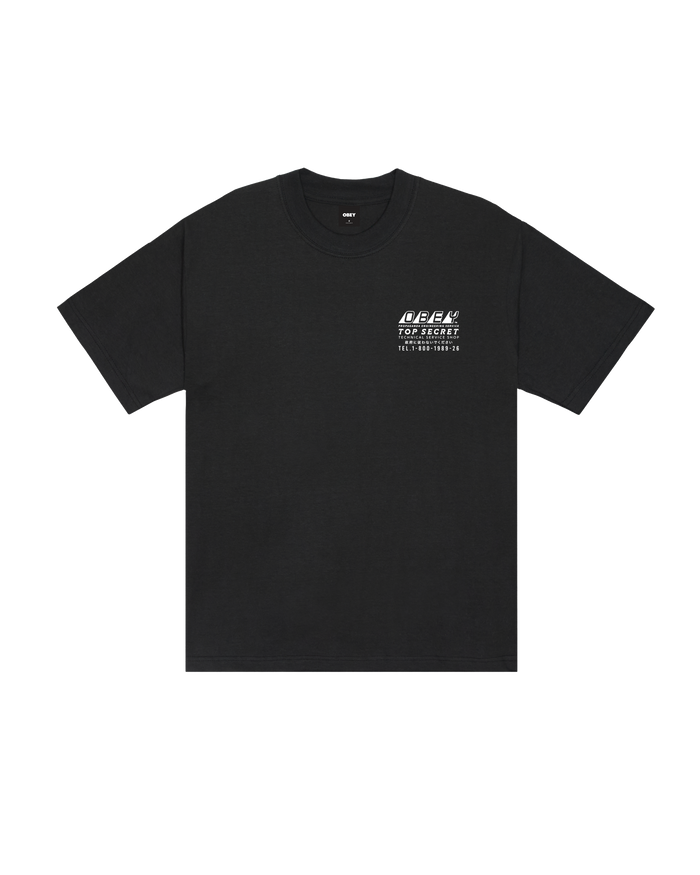 TOP SECRET HEAVYWEIGHT T-SHIRT - VINTAGE BLACK