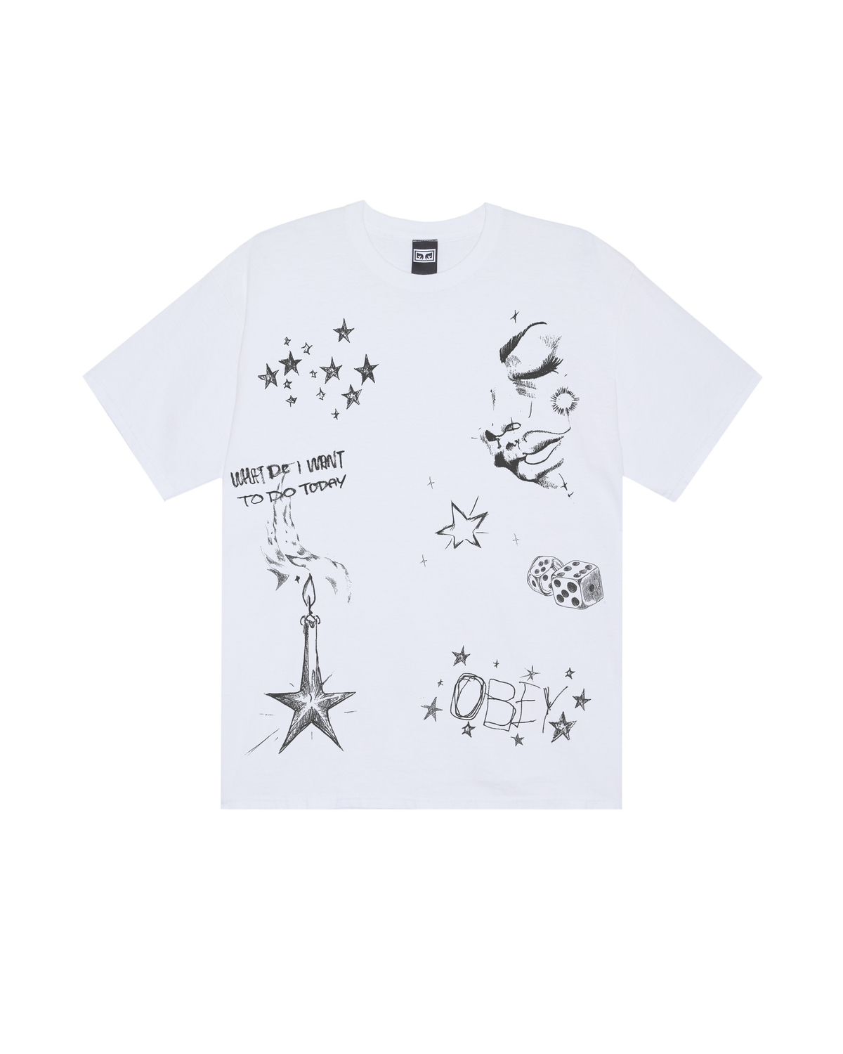 DREAMS OVERSIZED T-SHIRT - WHITE