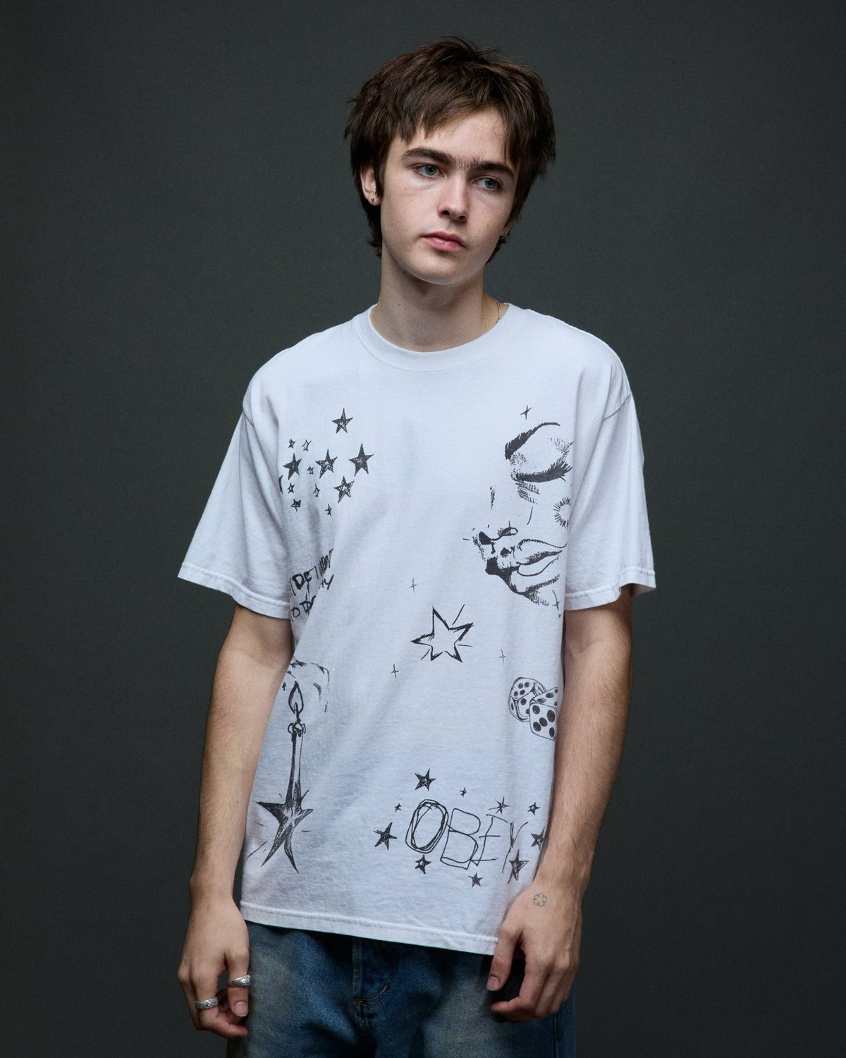DREAMS OVERSIZED T-SHIRT - WHITE