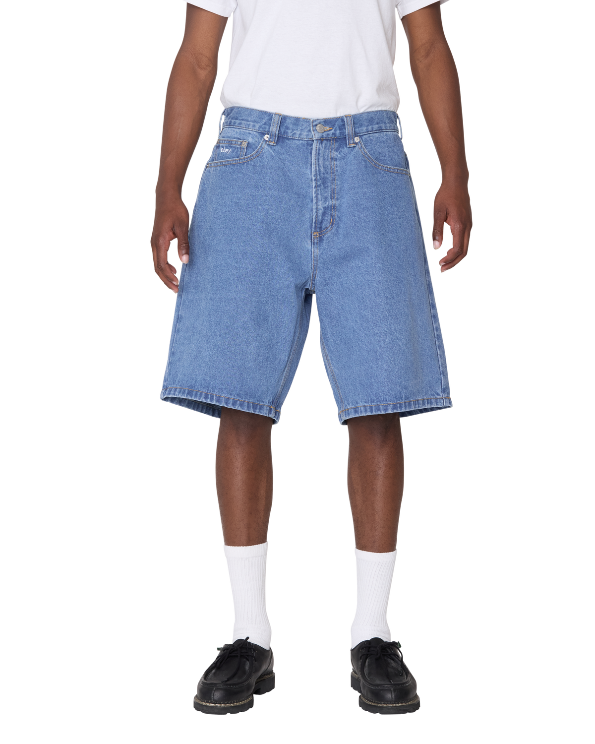 BIGWIG BAGGY DENIM SHORT - LIGHT INDIGO