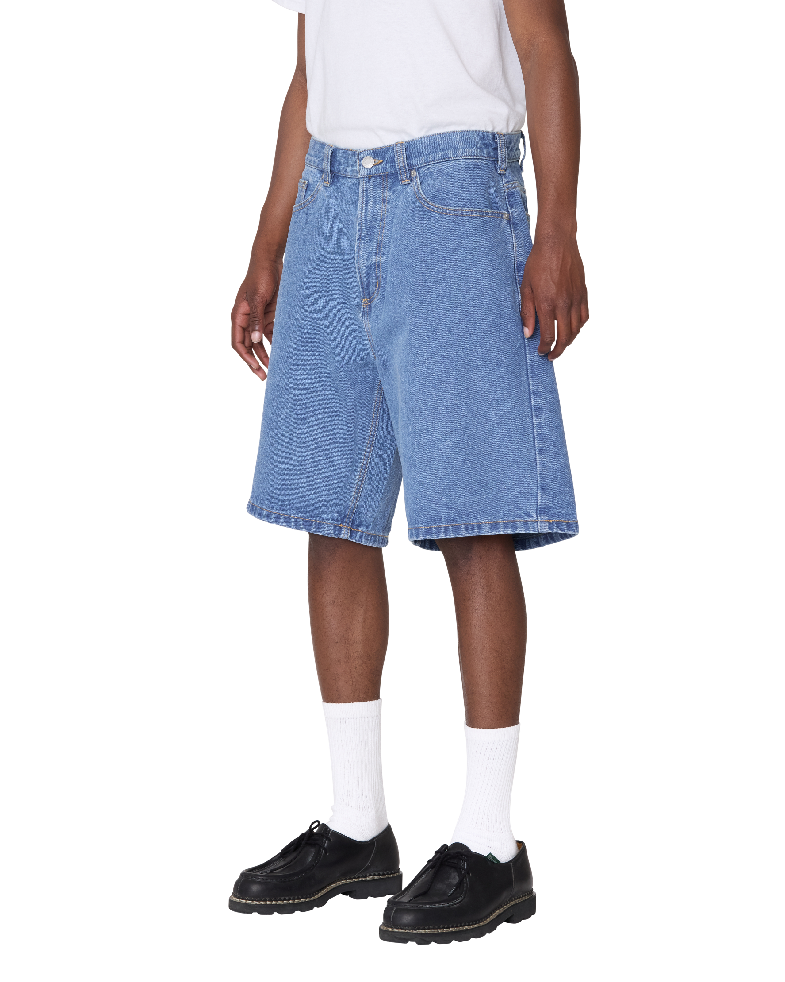 BIGWIG BAGGY DENIM SHORT - LIGHT INDIGO