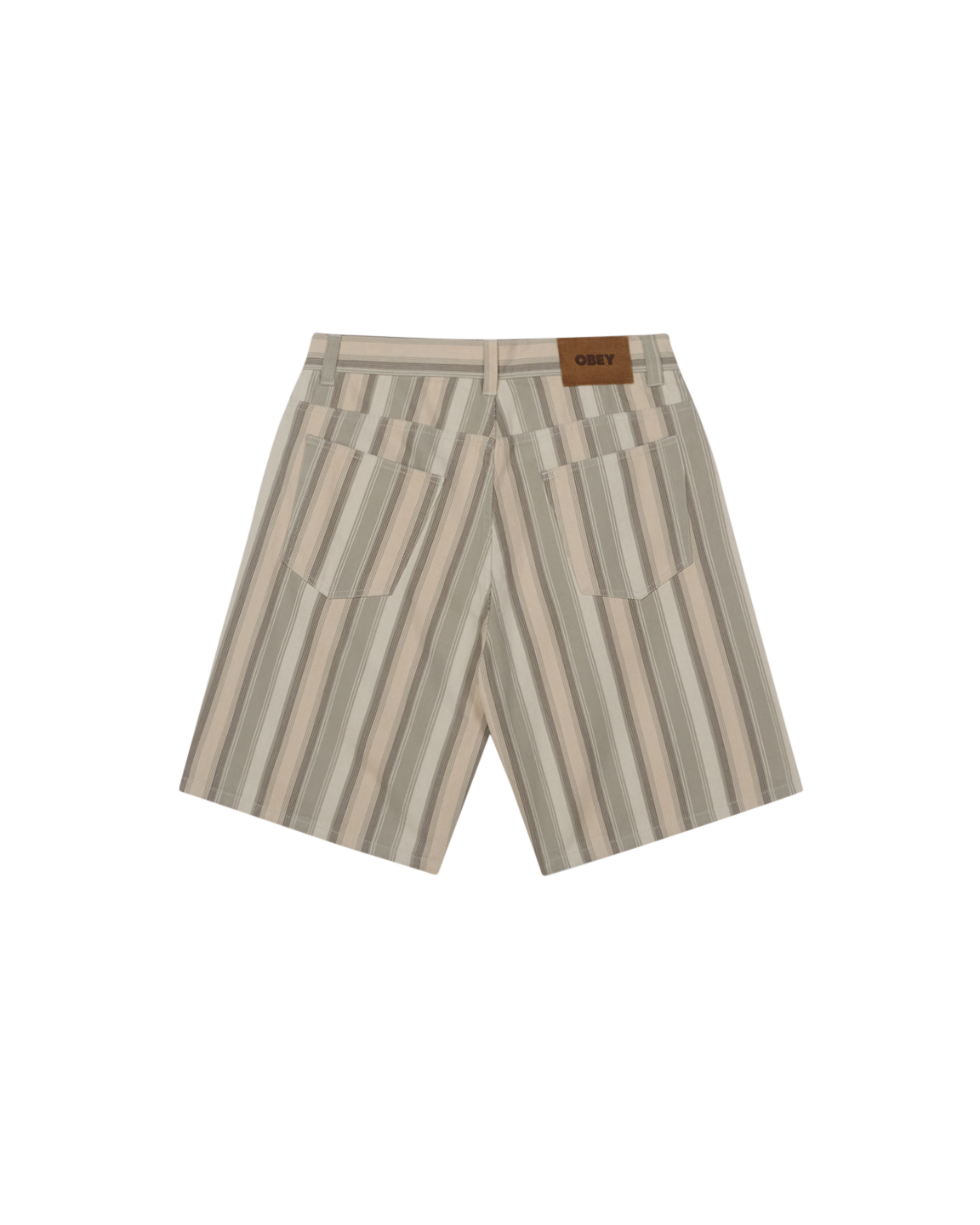 BAJA STRIPE BAGGY DENIM SHORT