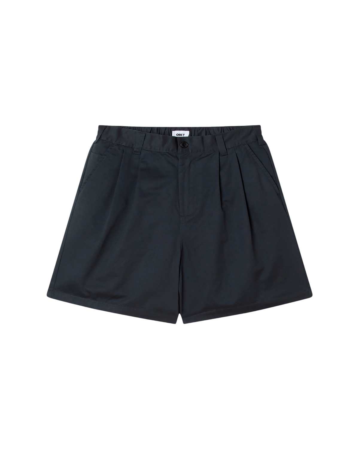 FOSTER PLEATED SHORT - BLACK