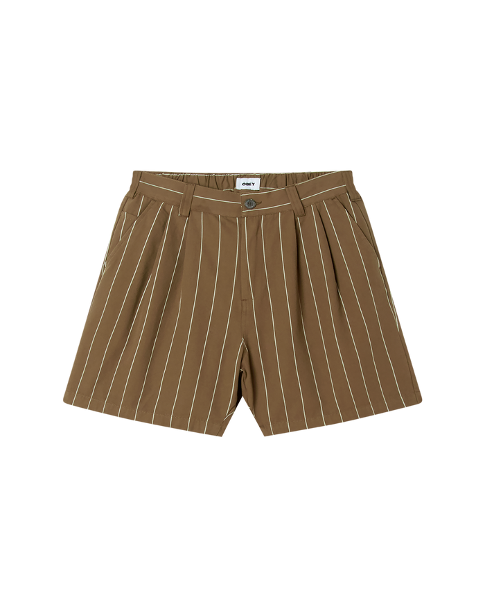 FOSTER STRIPE PLEATED SHORT - CANTEEN MULTI