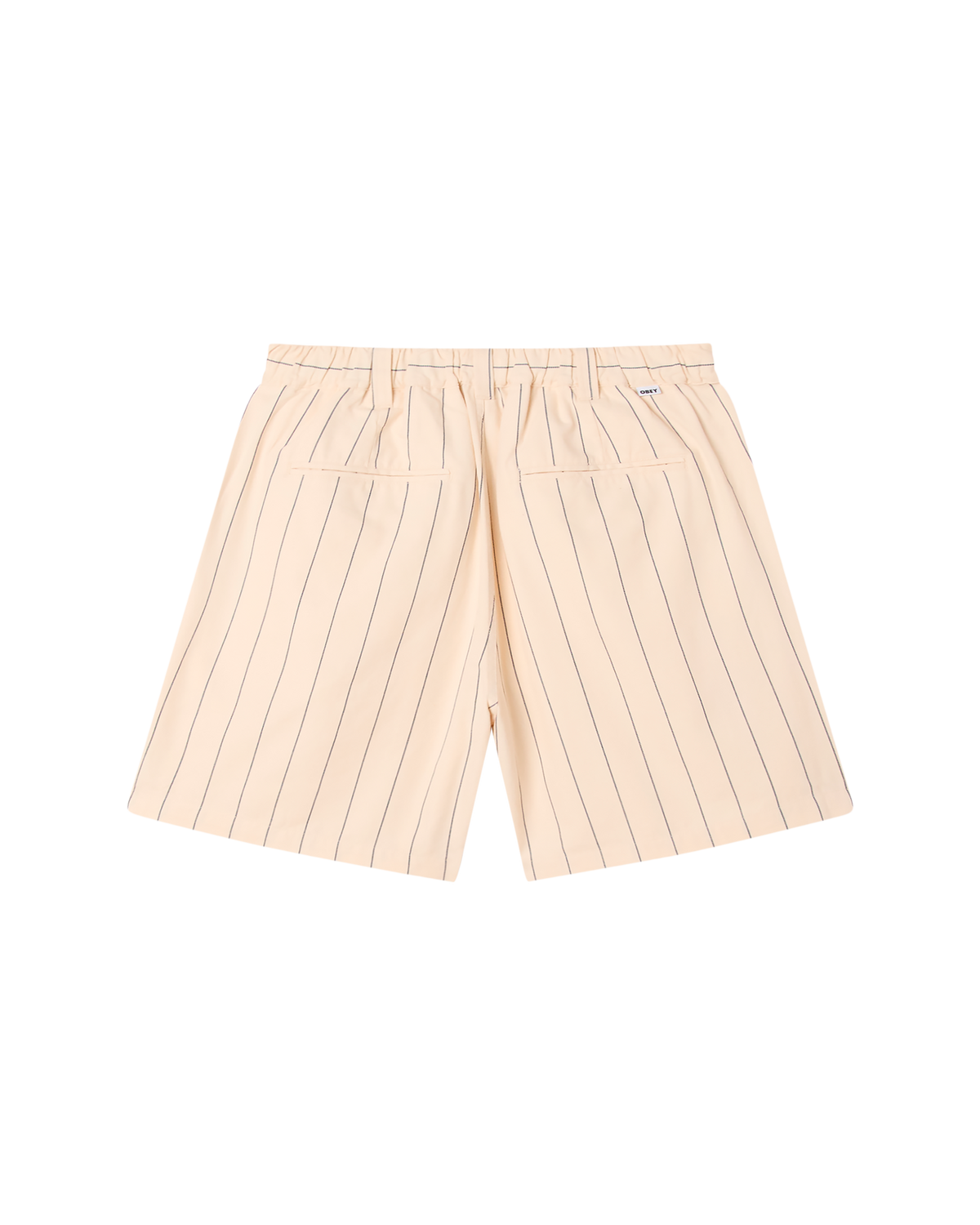 FOSTER STRIPE PLEATED SHORT - CANVAS MULTI