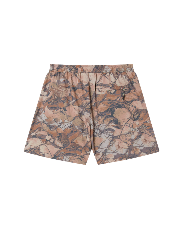 TRAVEL SHORT - FENCE CAMO