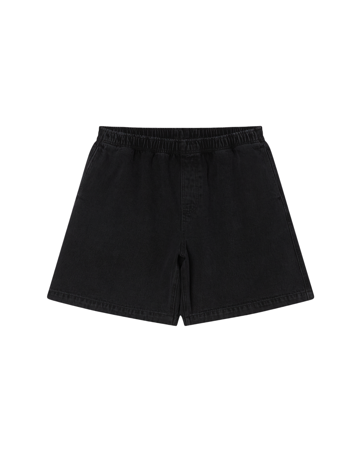 EASY DENIM SHORT - WASHED BLACK