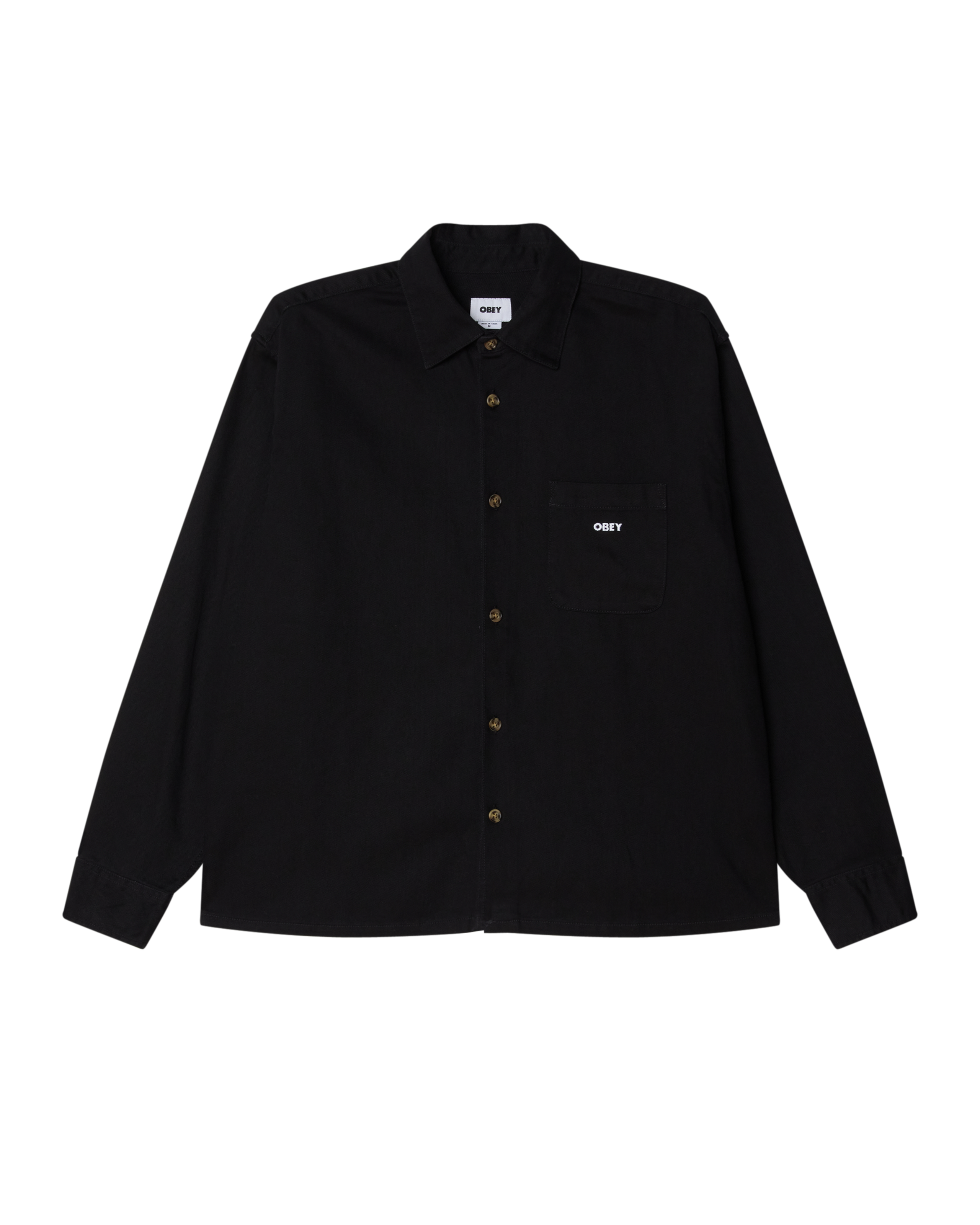 PABLO DENIM SHIRT - BLACK FADED WASH