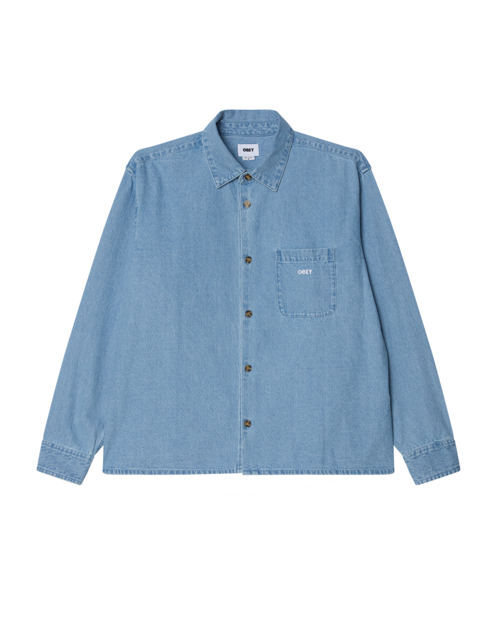 PABLO DENIM SHIRT - LIGHT INDIGO
