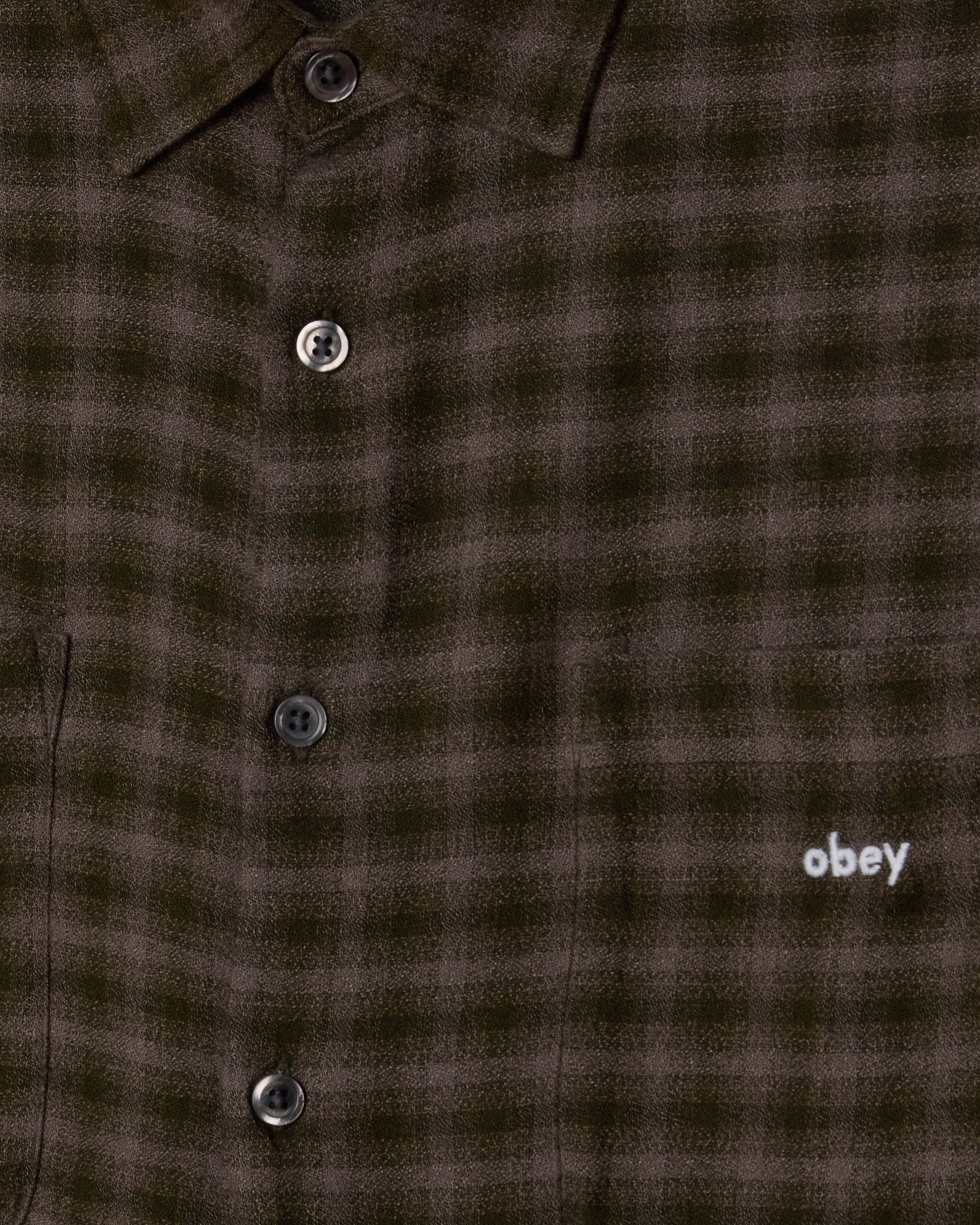 CLARENCE SHIRT - KOMBU GREEN MULTI