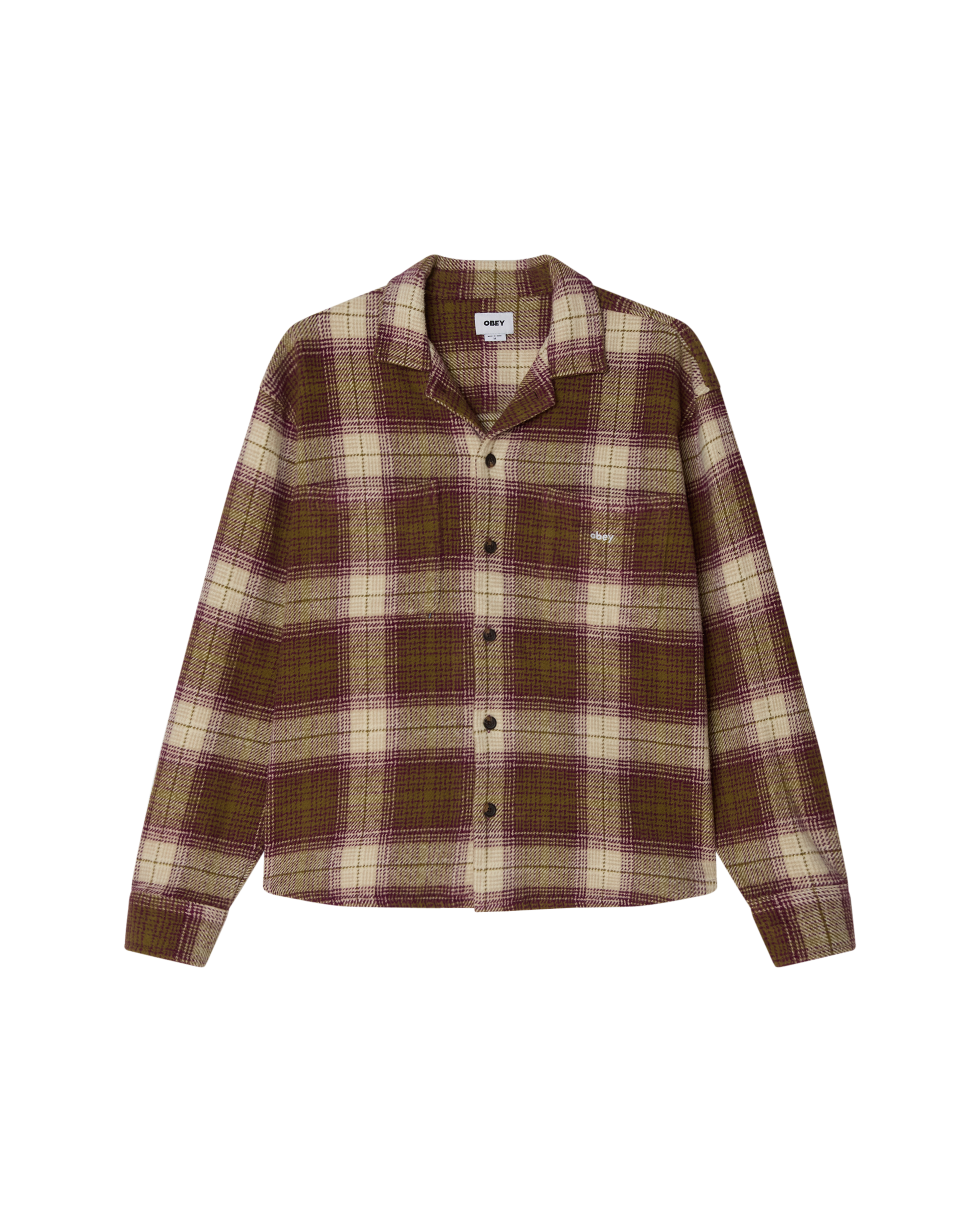 LAUREL SHIRT - MOSS GREEN MULTI