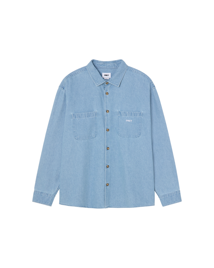CHARLIE DENIM WOVEN - LIGHT INDIGO