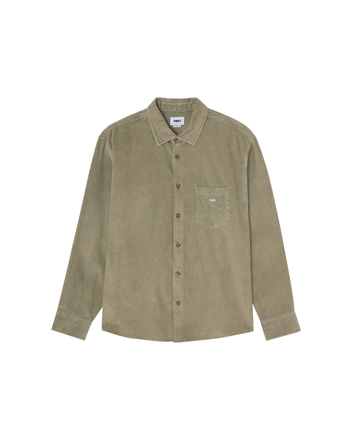 TOMMY CORDUROY SHIRT - VETIVER