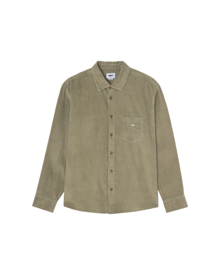 TOMMY CORDUROY SHIRT - VETIVER