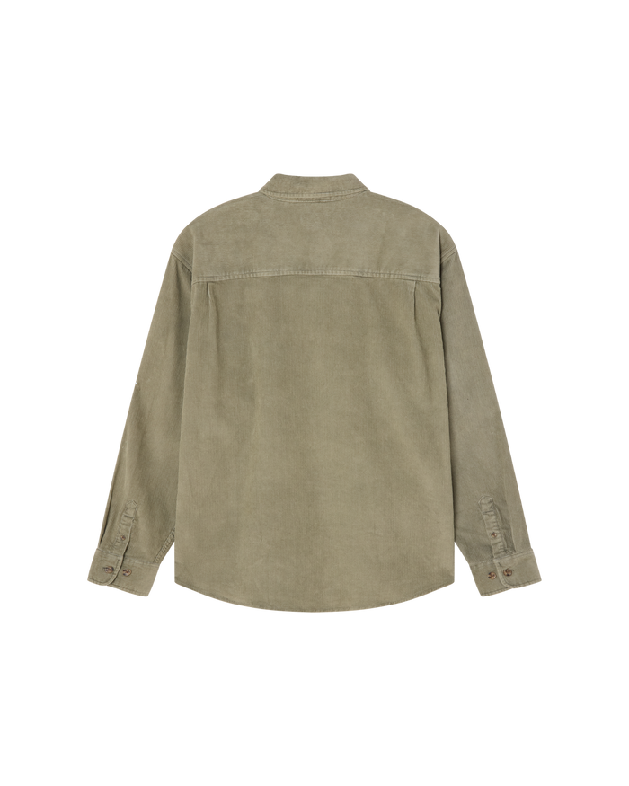 TOMMY CORDUROY SHIRT - VETIVER