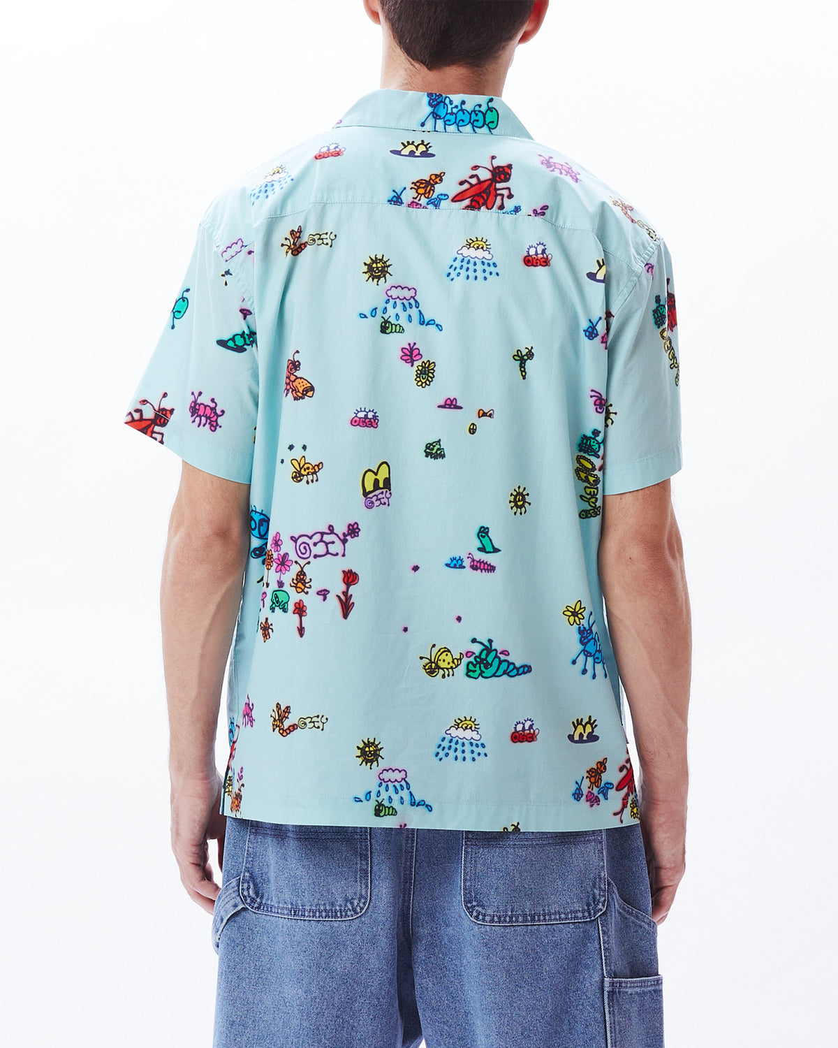 DOODLES SS SHIRT - PURE WATER MULTI
