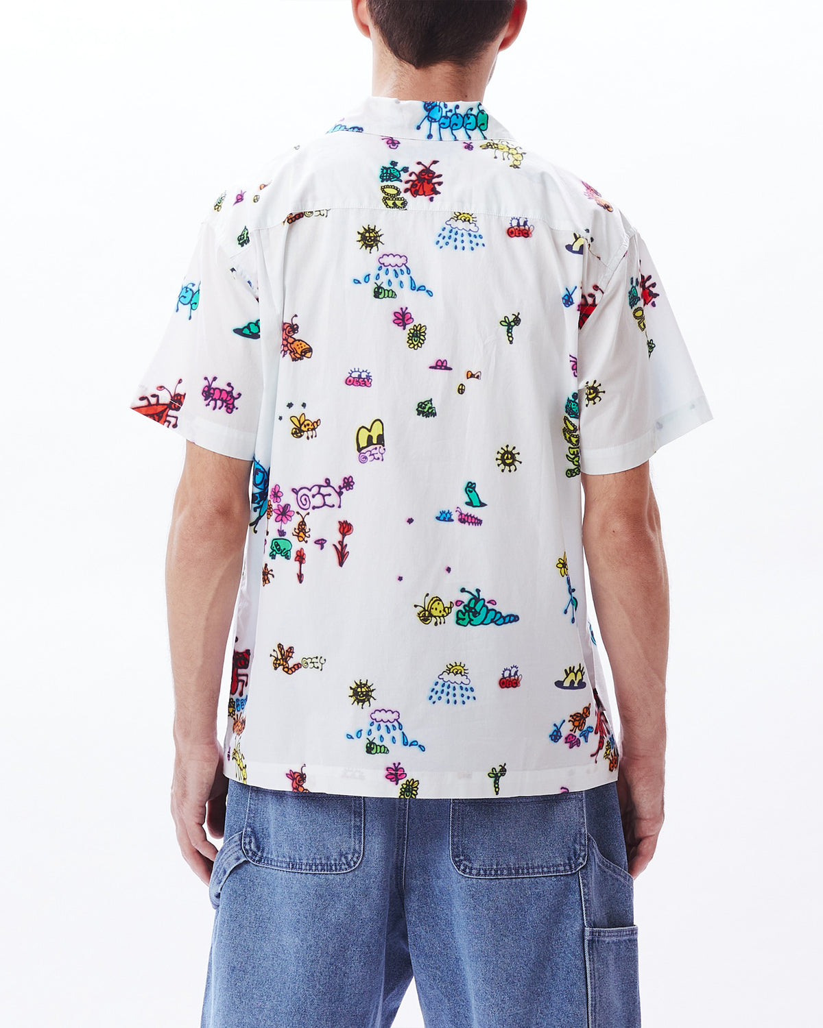 DOODLES WOVEN - WHITE MULTI